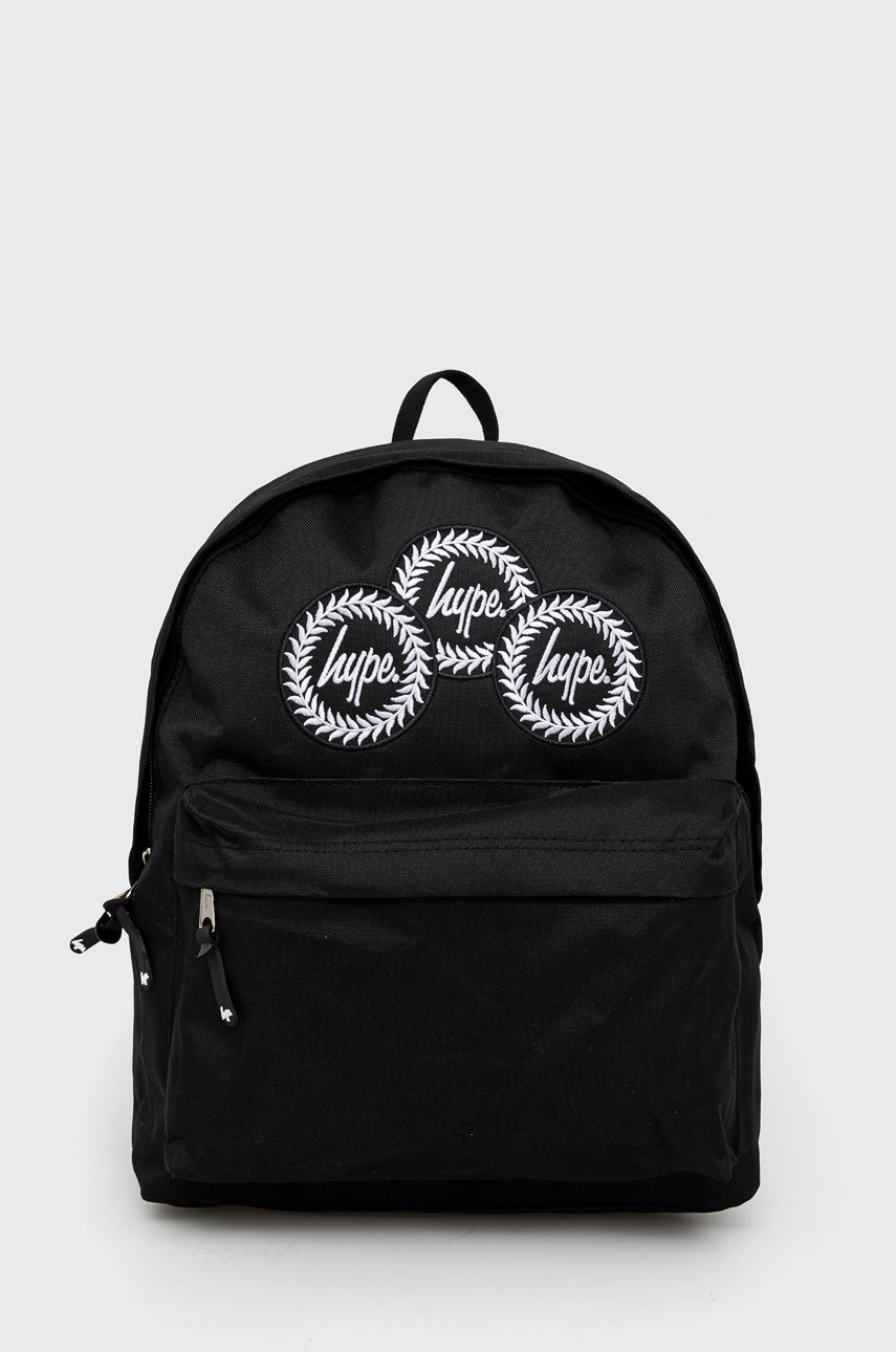 Hype ghiozdan copii 3 badge twlg-806 culoarea negru, mare, cu imprimeu
