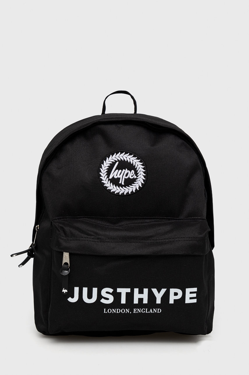 Hype ghiozdan copii black logo twlg-813 culoarea negru, mare, cu imprimeu