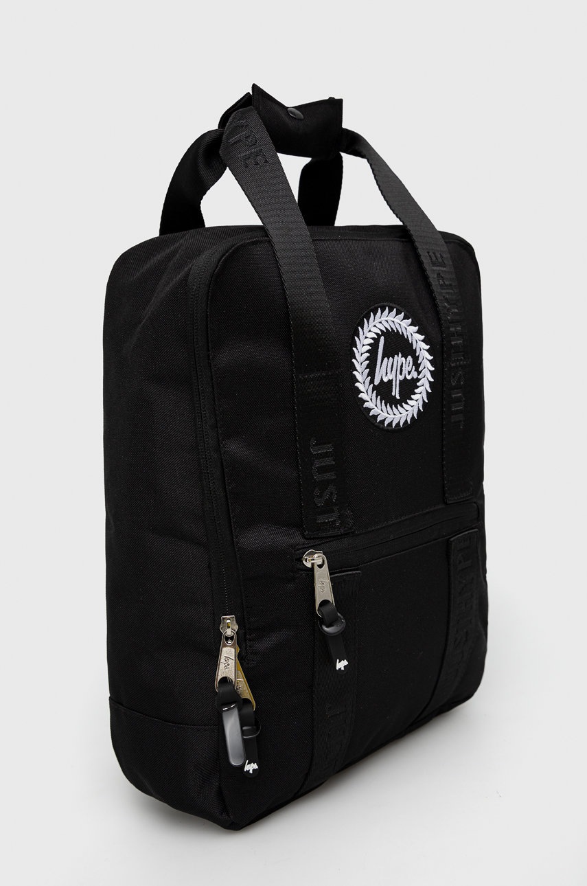 

Детский рюкзак Hype Black Boxy Bag Twlg-822 цвет чёрный большой однотонный