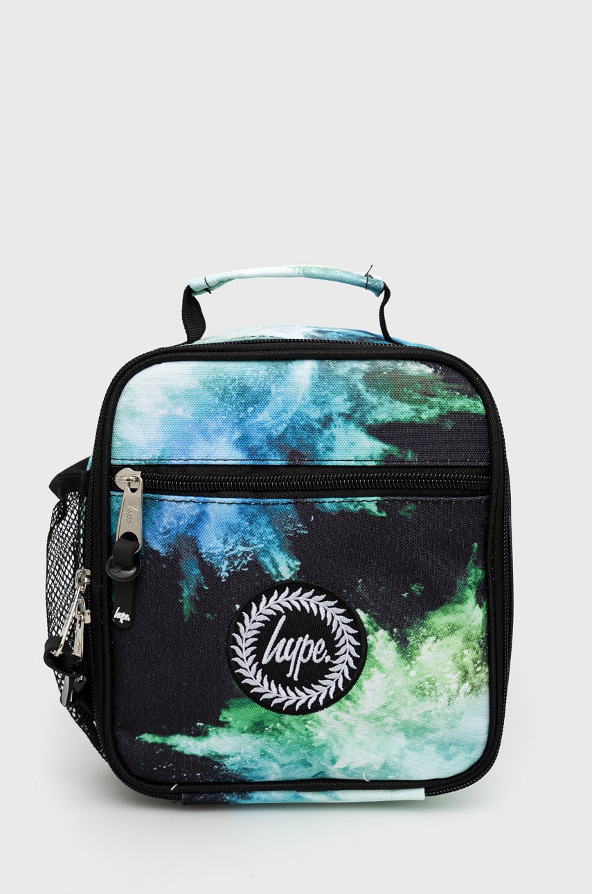 Hype geanta de pranz pentru copii blue & green chalk dust twlg-846 culoarea verde,