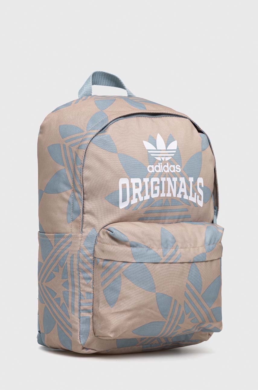

Детский рюкзак adidas Originals цвет бежевый большой узорный