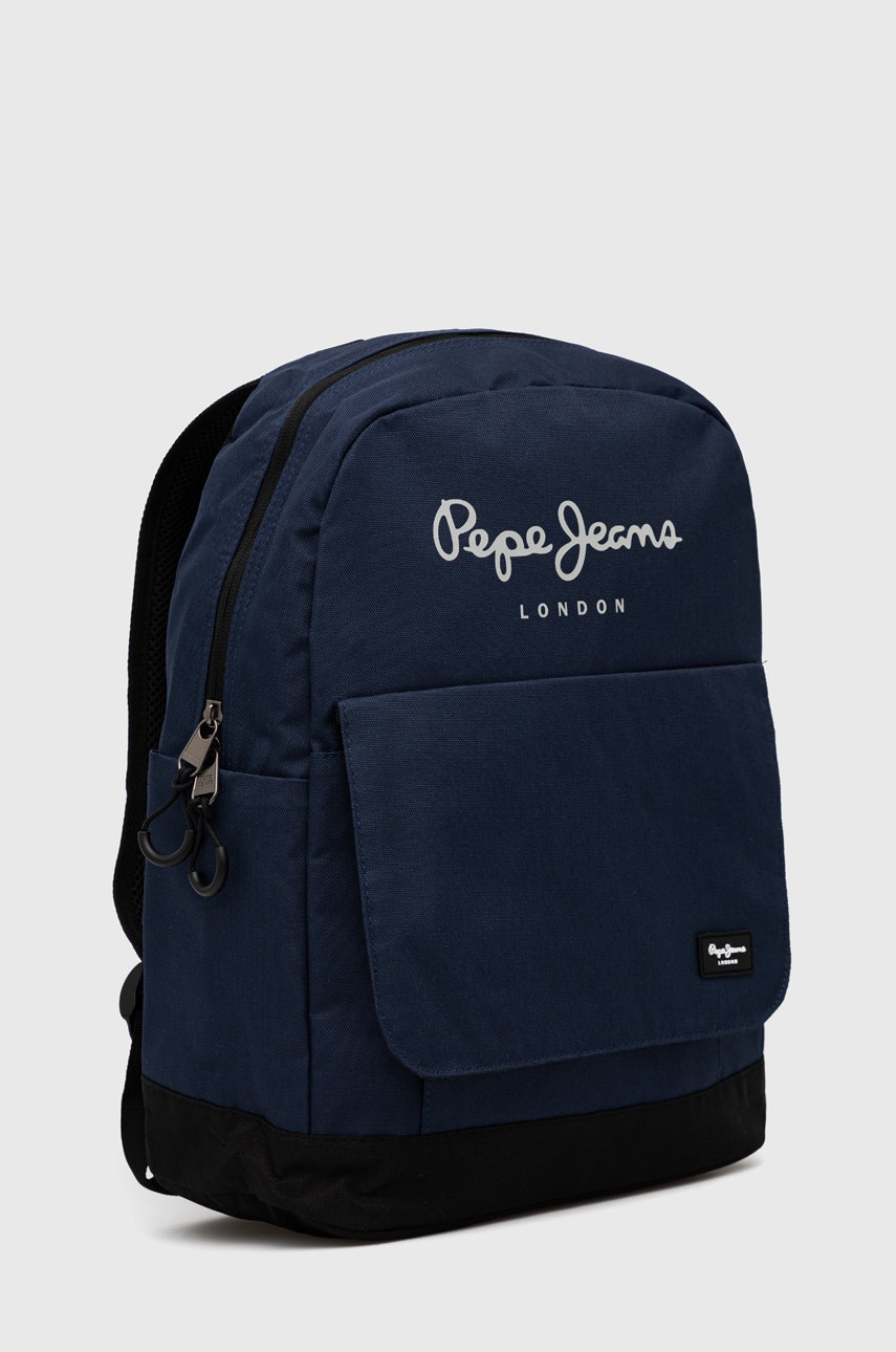 

Детский рюкзак Pepe Jeans цвет синий большой однотонный