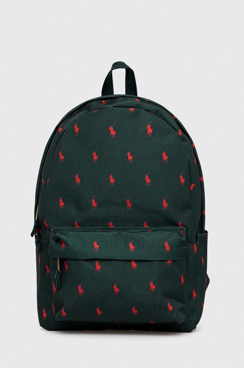 Рюкзак Polo Ralph Lauren цвет зелёный большой узорный Рюкзак Polo Ralph Lauren цвет зелёный большой узорный