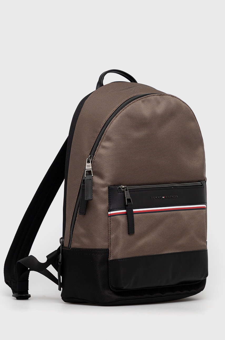 

Рюкзак Tommy Hilfiger чоловічий колір коричневий великий однотонний
