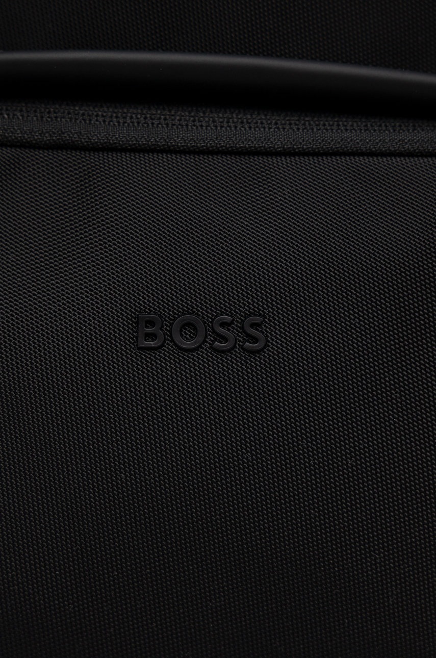 

Рюкзак BOSS мужской цвет чёрный большой однотонный