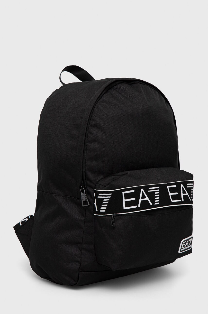 

Рюкзак EA7 Emporio Armani мужской цвет чёрный большой с принтом