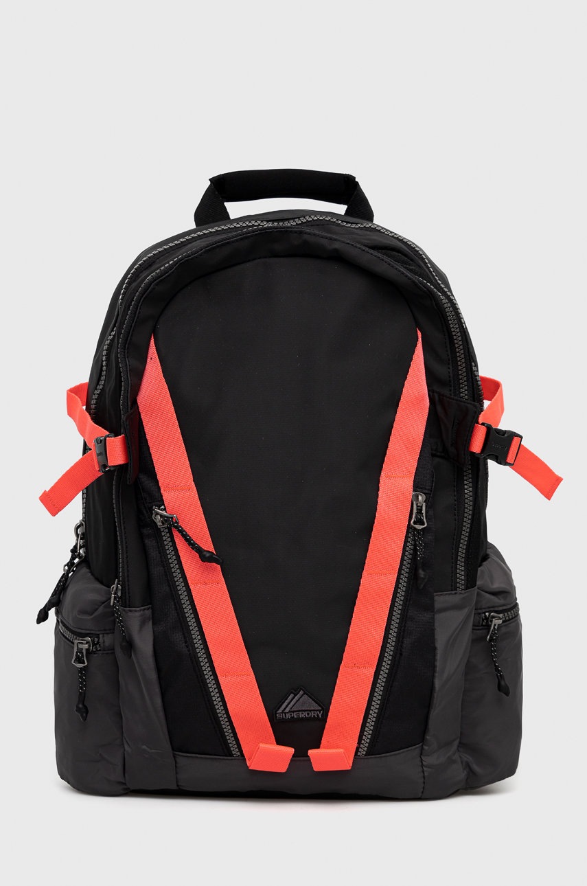 

Рюкзак Superdry мужской цвет чёрный большой однотонный