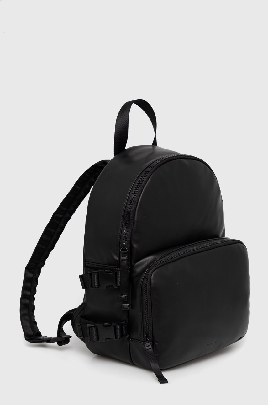 

Рюкзак Trussardi чоловічий колір чорний великий однотонний