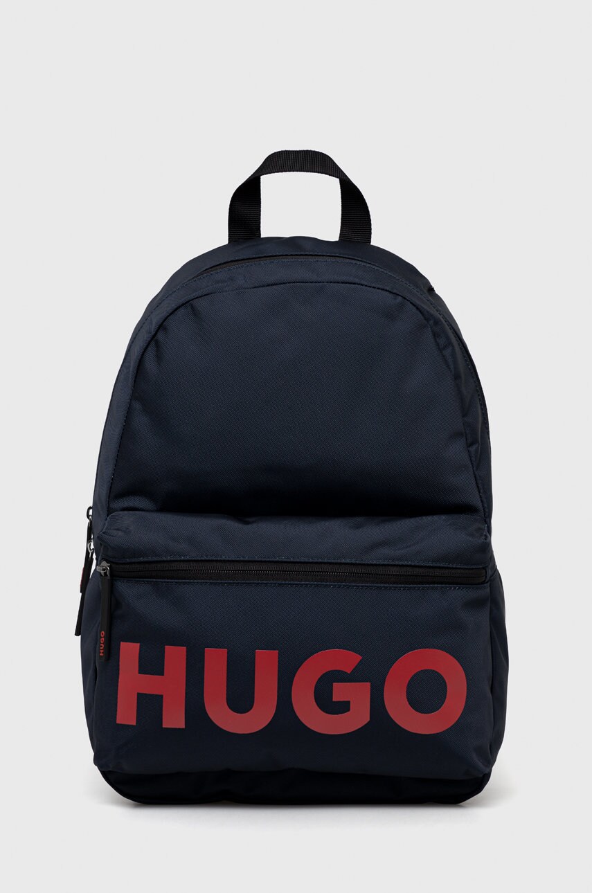 Hugo rucsac barbati, culoarea albastru marin, mare, modelator