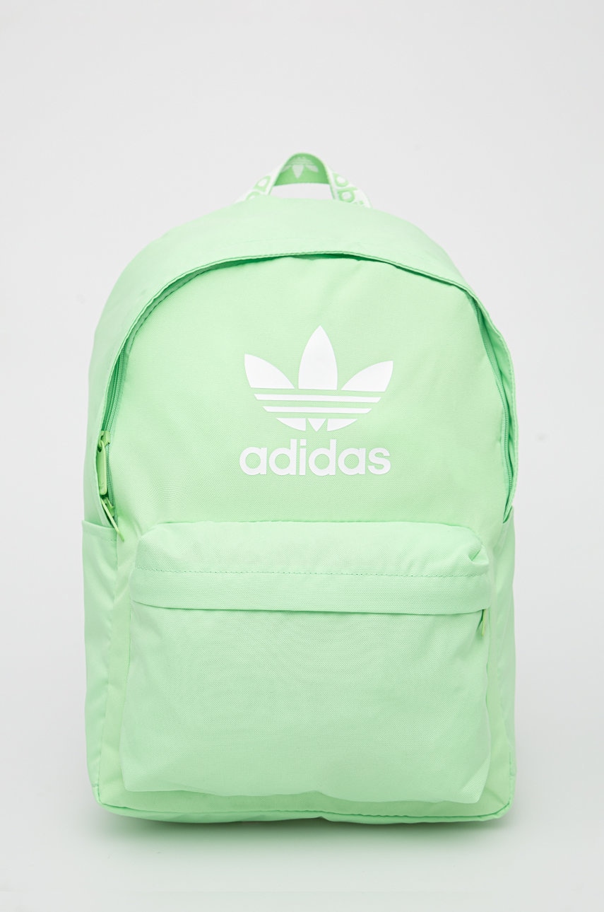 Adidas Originals plecak HK2623 kolor zielony duży z nadrukiem