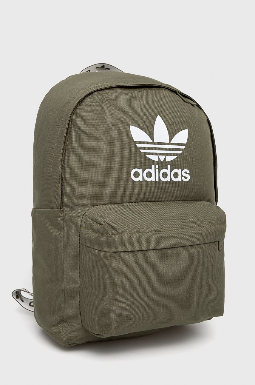 

Рюкзак adidas Originals цвет зелёный большой с принтом