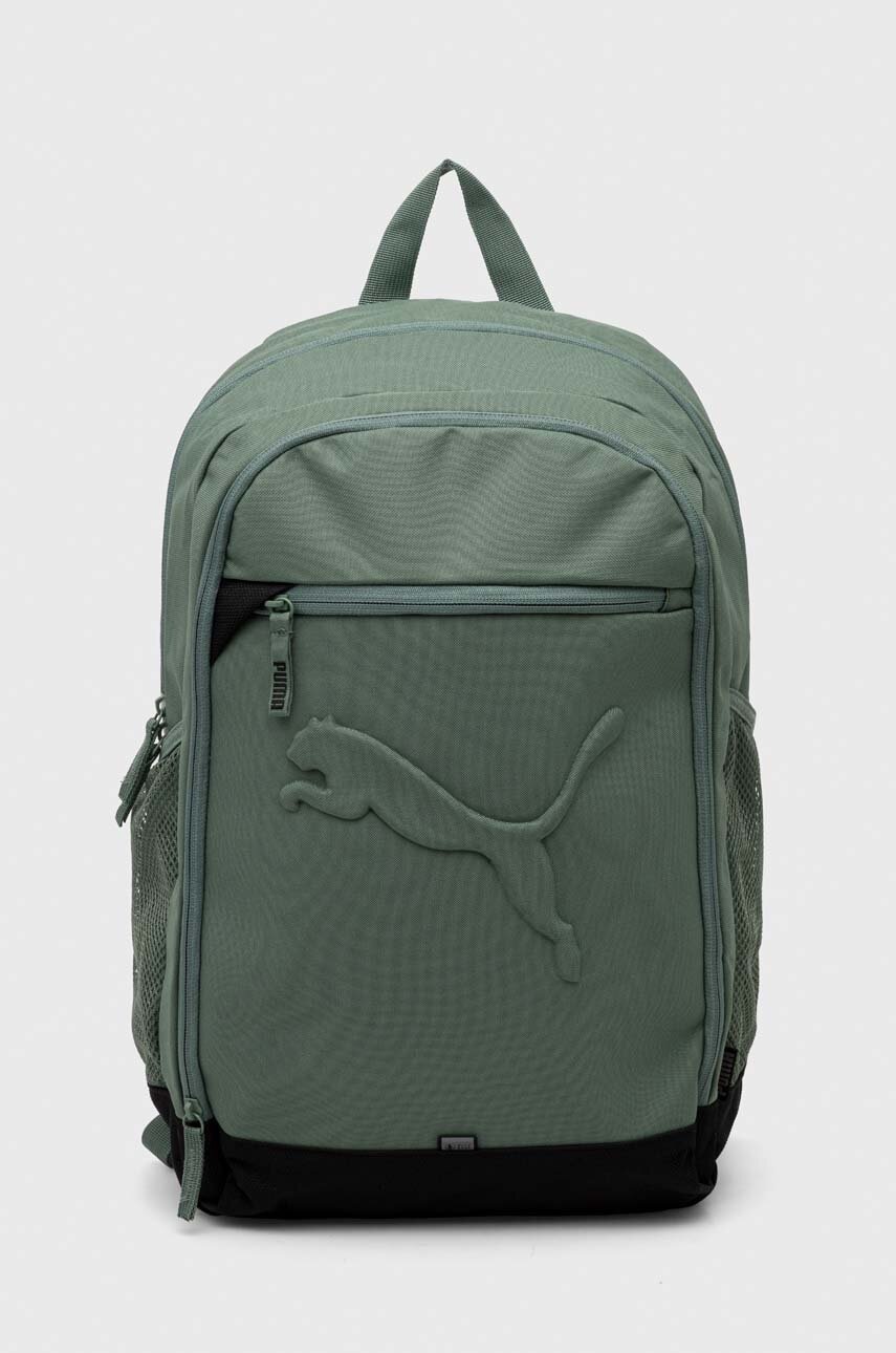 

Рюкзак Puma колір зелений великий однотонний