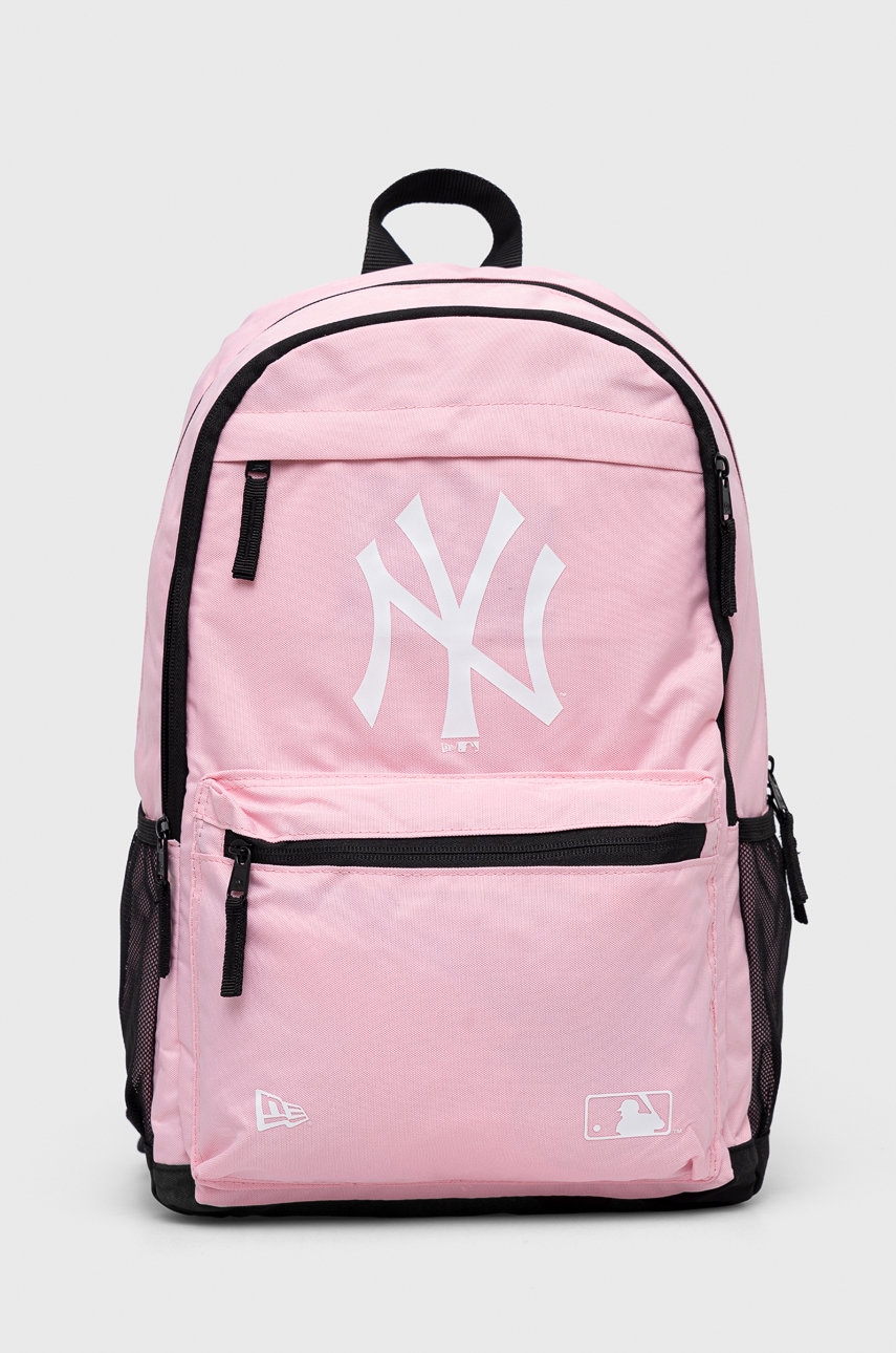 New era rucsac culoarea roz, mare, neted