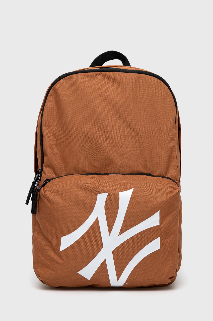 New era rucsac culoarea maro, mare, cu imprimeu