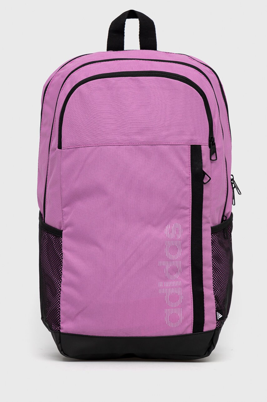 Adidas rucsac culoarea violet, mare, cu imprimeu