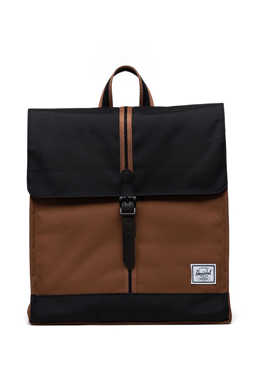 

Раница Herschel в кафяво голям размер с изчистен дизайн, Кафяв