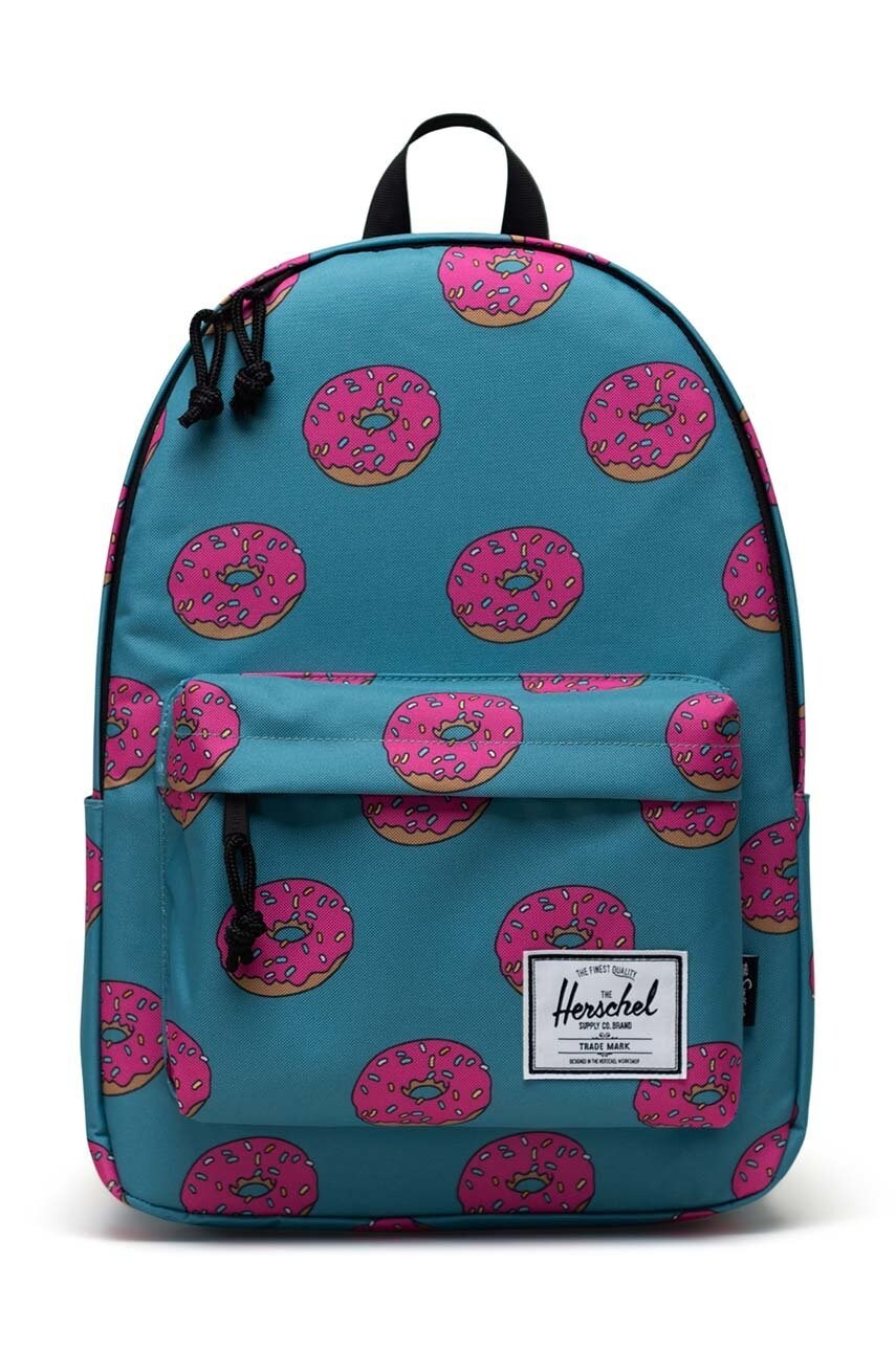 Herschel rucsac x the simpsons culoarea verde, mare, modelator