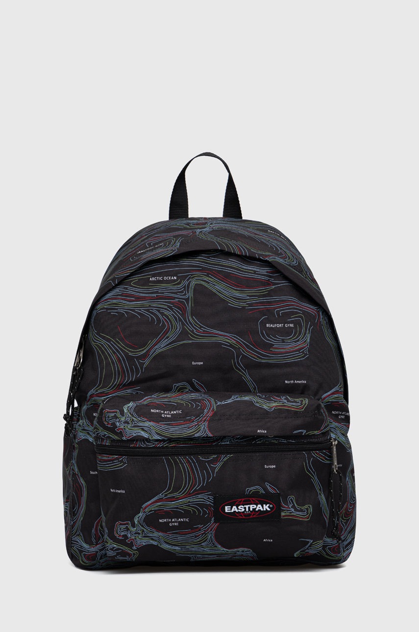

Раница Eastpak в черно голям размер с десен, Черен
