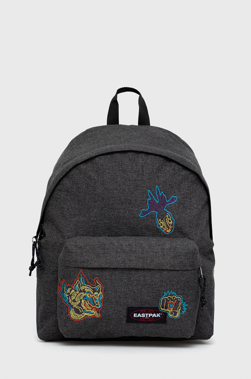 Eastpak rucsac culoarea gri, mare, cu imprimeu