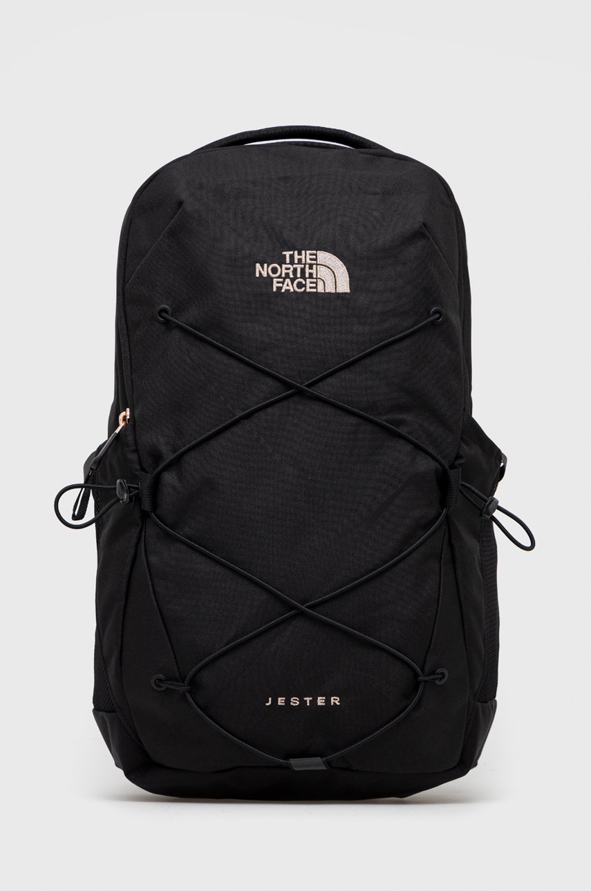 

Раница The North Face в черно голям размер с изчистен дизайн, Черен