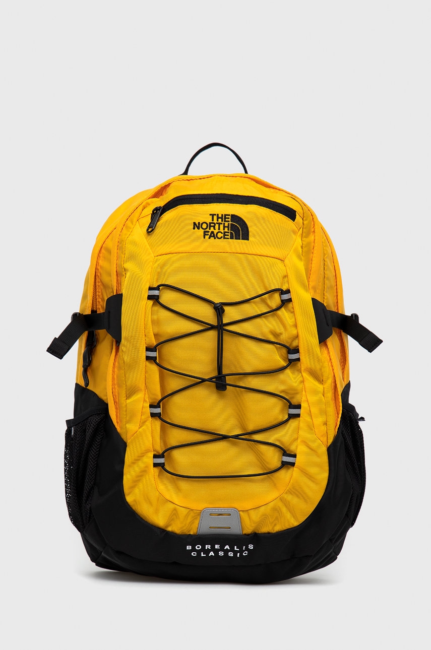 The North Face rucsac culoarea galben, mare, neted