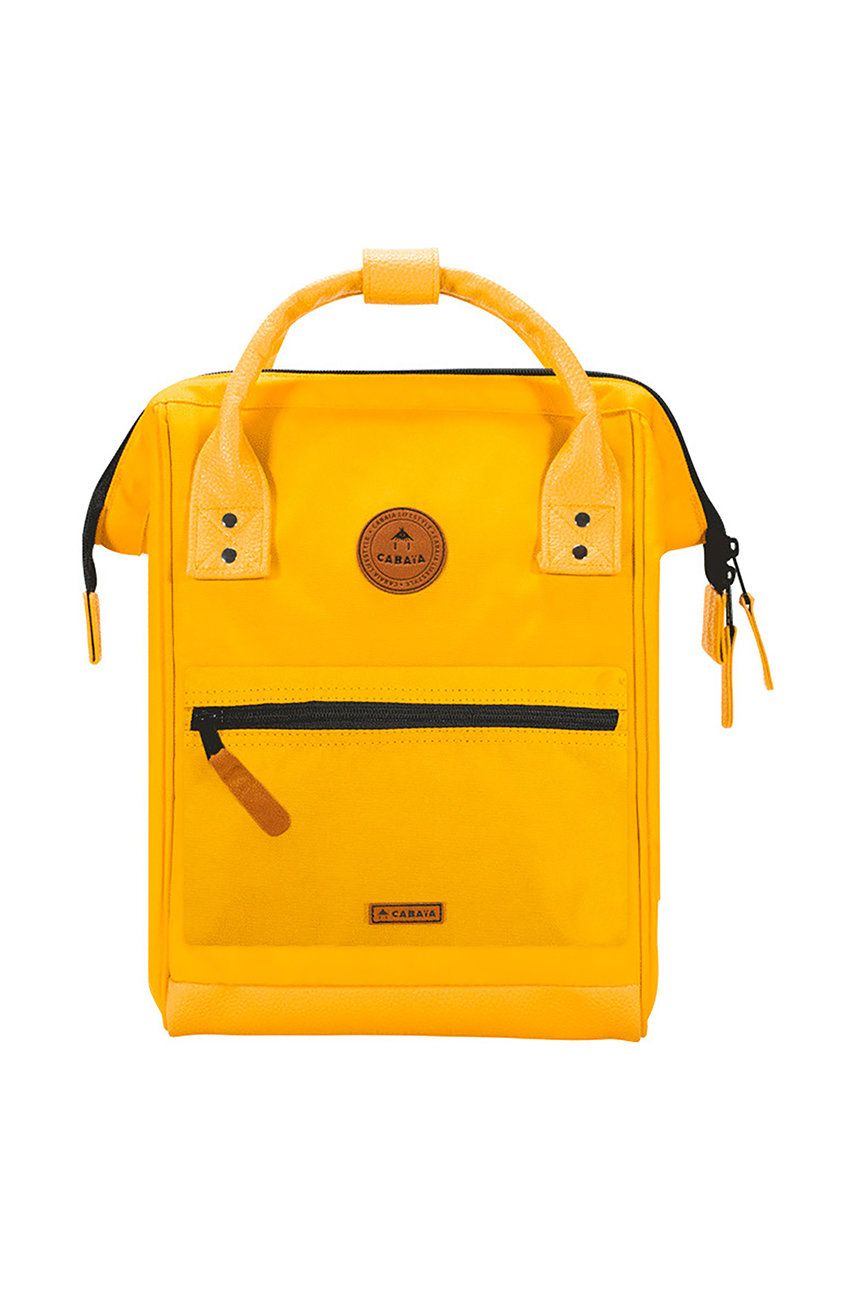 Cabaia plecak Adventurer kolor żółty duży gładki