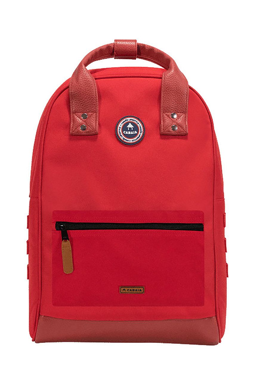 Cabaia plecak Oldschool kolor czerwony duży gładki