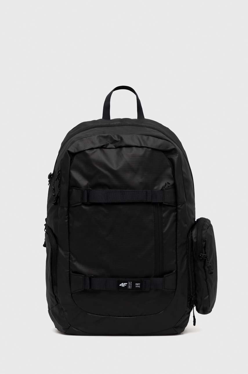 

Раница 4F в черно голям размер с изчистен дизайн, Черен