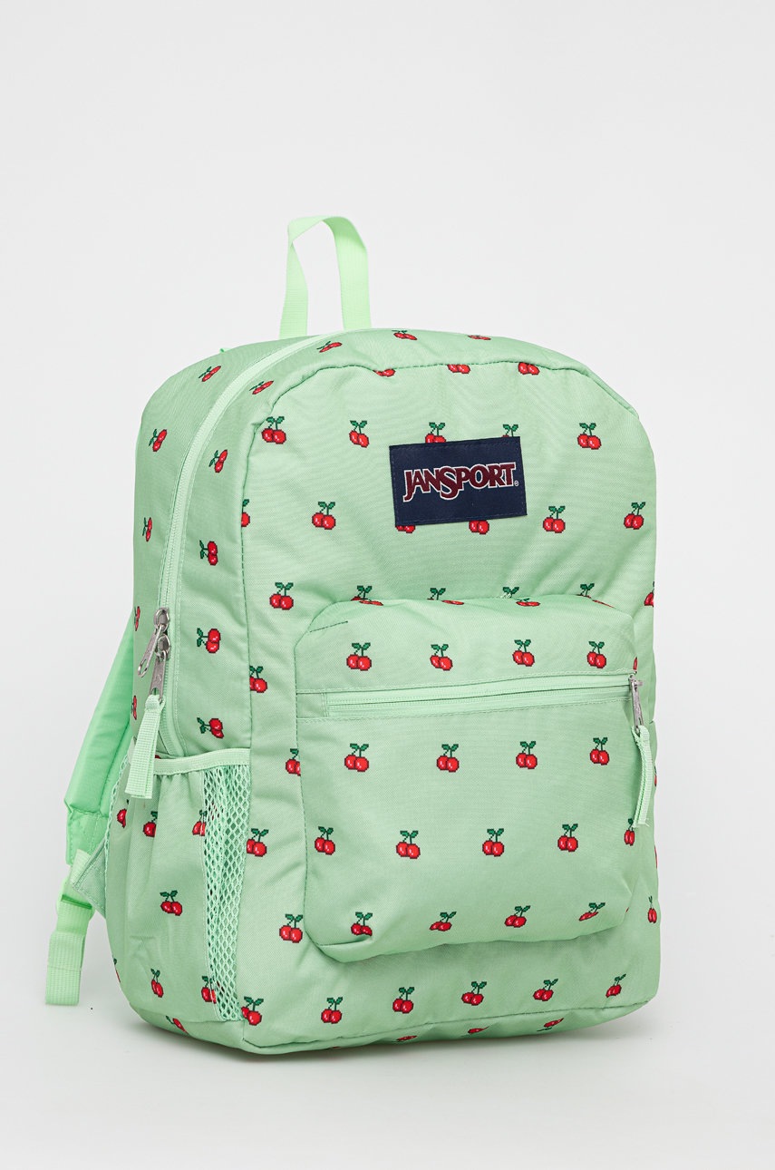 

Рюкзак Jansport колір зелений великий візерунок