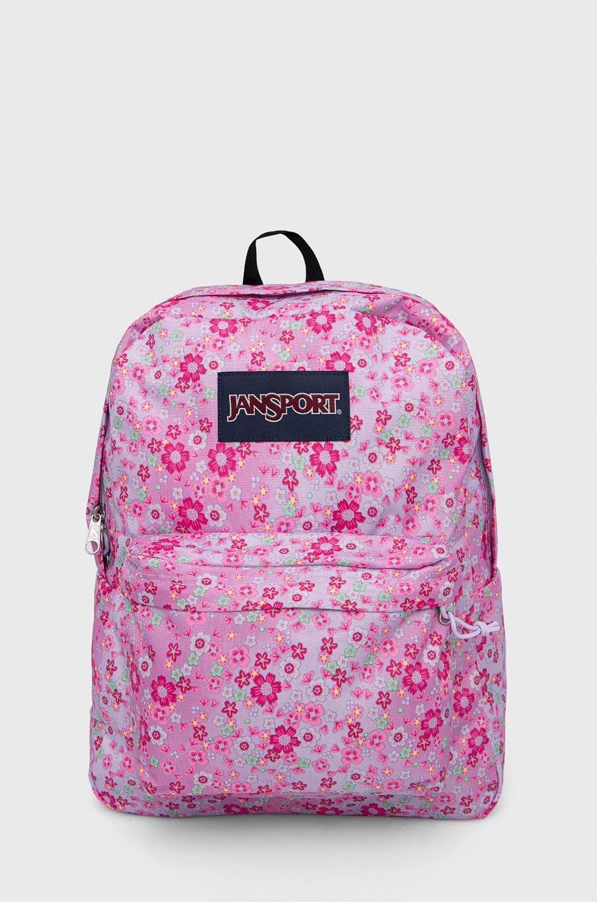 

Рюкзак Jansport колір рожевий великий візерунок