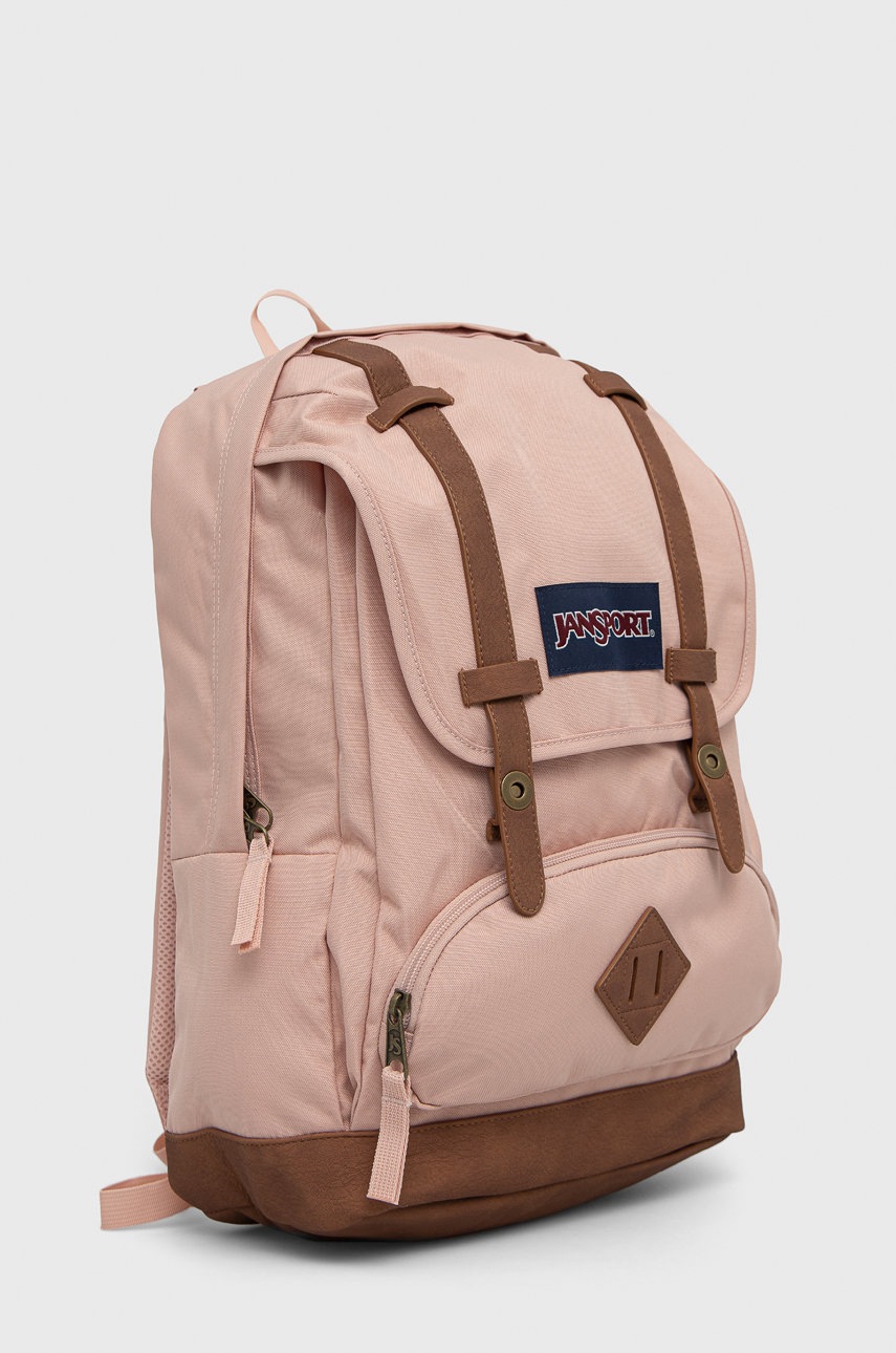 

Рюкзак Jansport колір рожевий великий візерунок