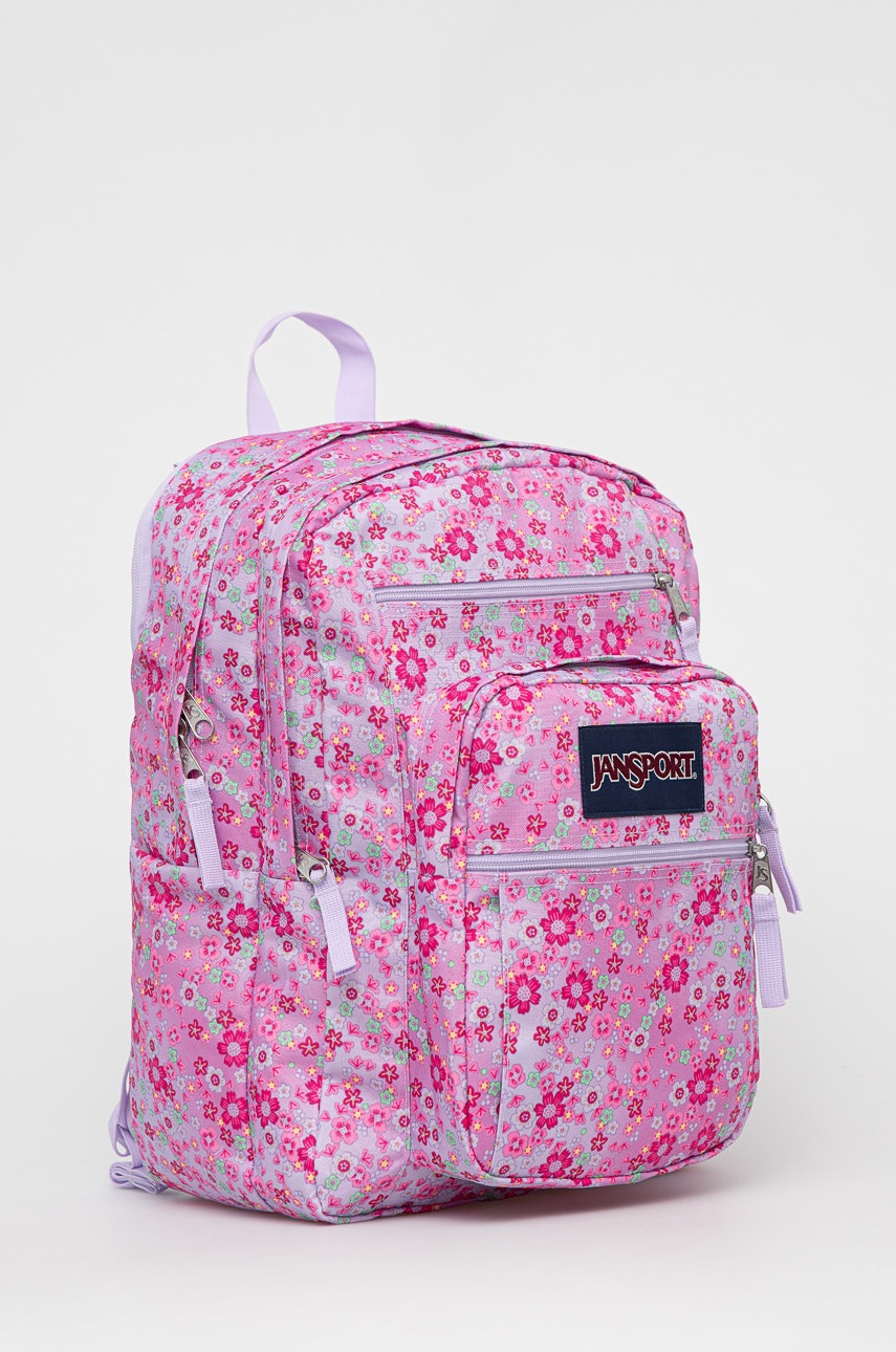 

Рюкзак Jansport цвет розовый большой узорный