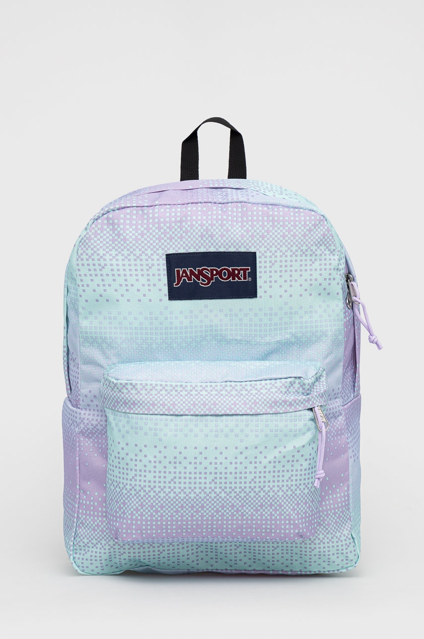 Jansport plecak kolor turkusowy duży wzorzysty