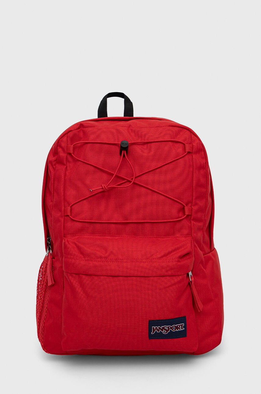 

Рюкзак Jansport колір червоний великий однотонний