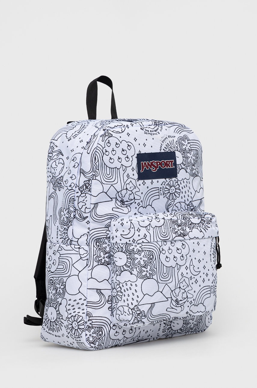 

Рюкзак Jansport цвет серый большой узорный
