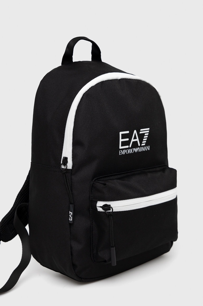 

Рюкзак EA7 Emporio Armani цвет чёрный маленький однотонный