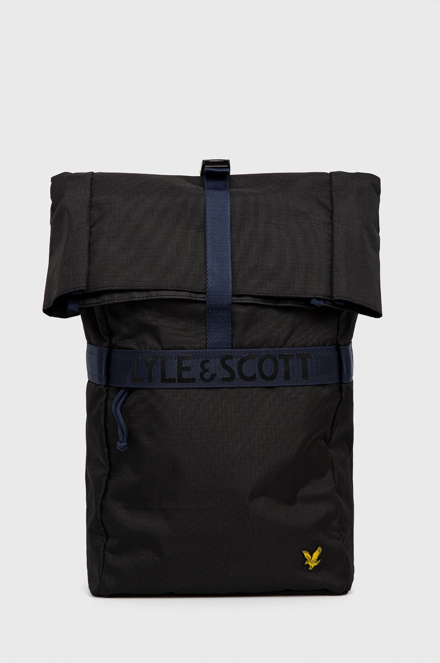 Lyle & scott rucsac culoarea negru, mare, neted