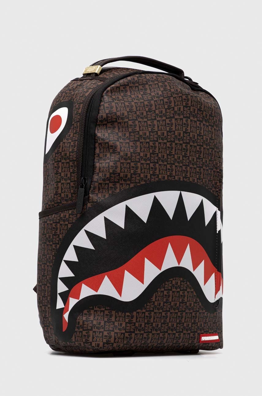 

Рюкзак Sprayground цвет коричневый большой узорный