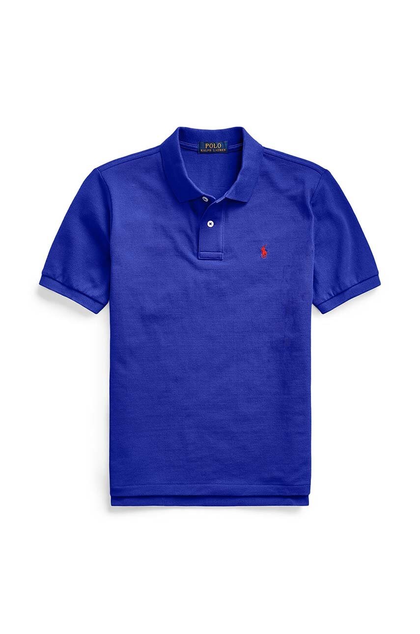 

Дитяче бавовняне поло Polo Ralph Lauren однотонний