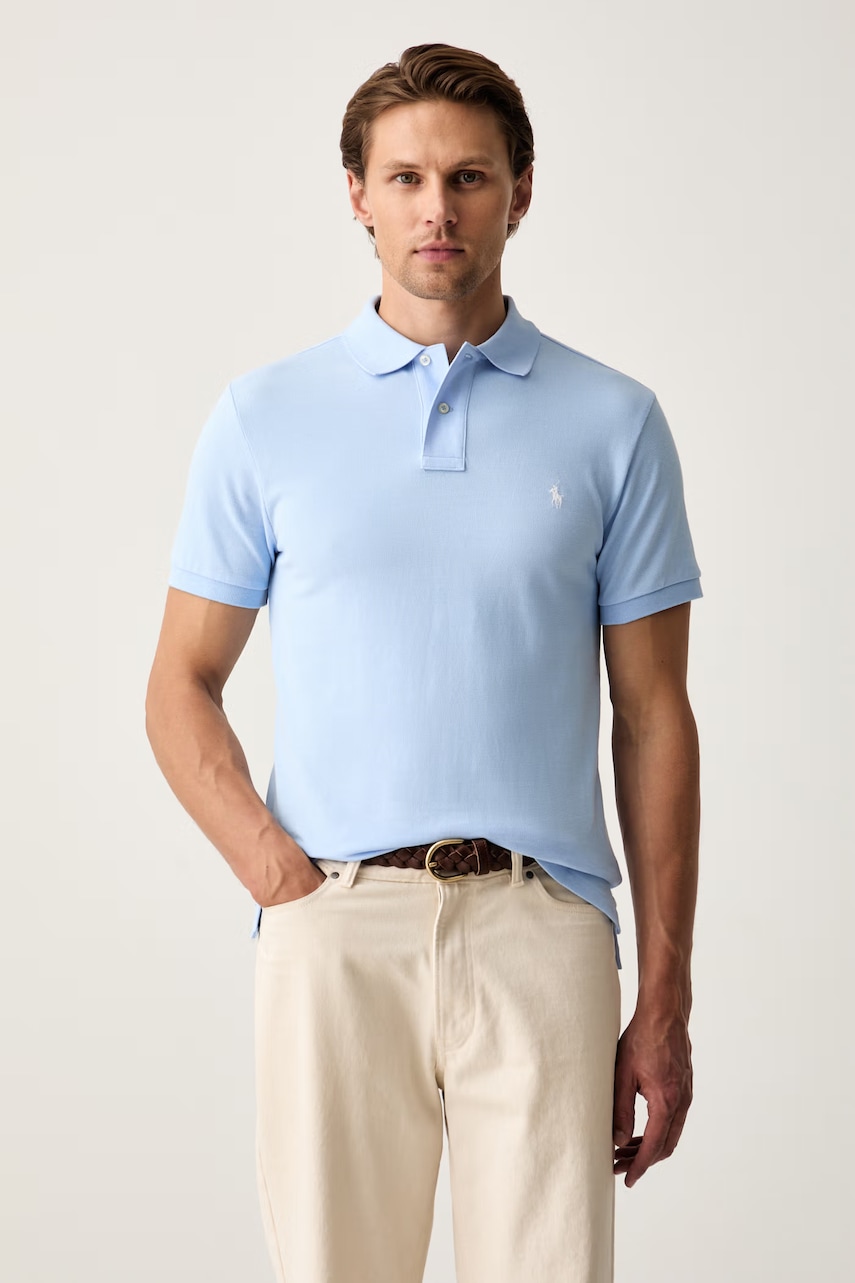 Polo Ralph Lauren polo tričko pánske bavlnené