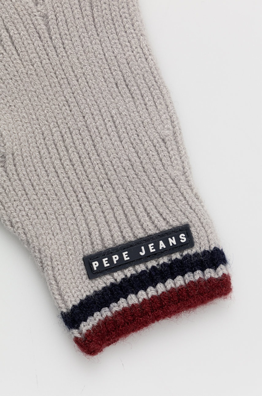 Дитячі рукавички Pepe Jeans колір сірий