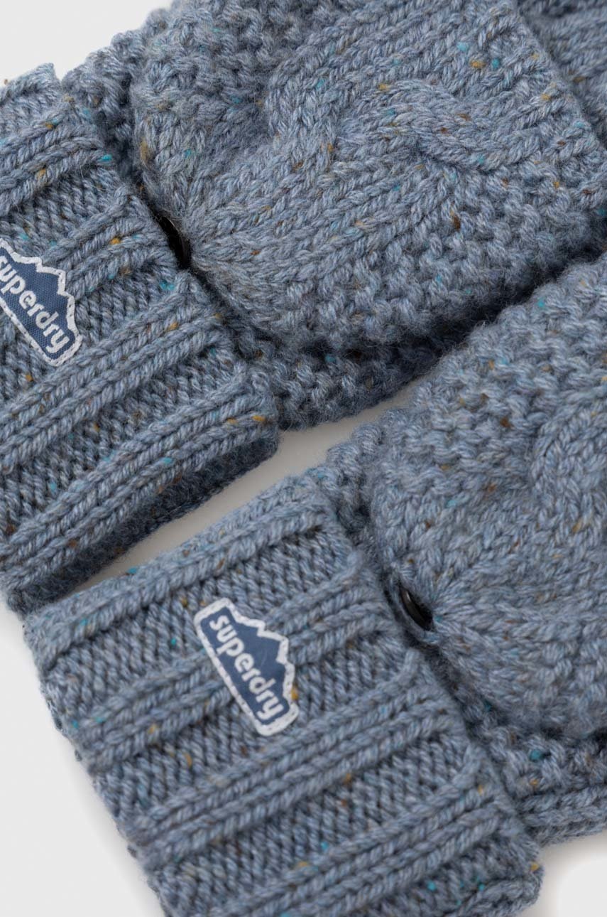 

Перчатки с примесью шерсти Superdry женские