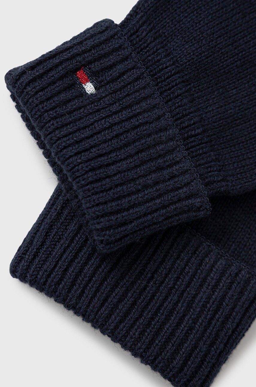 

Рукавички з домішкою кашеміру Tommy Hilfiger жіночі колір синій