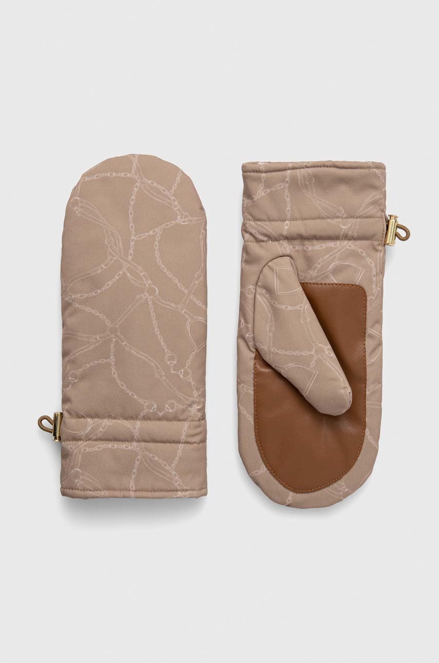 

Перчатки Lauren Ralph Lauren женские цвет коричневый