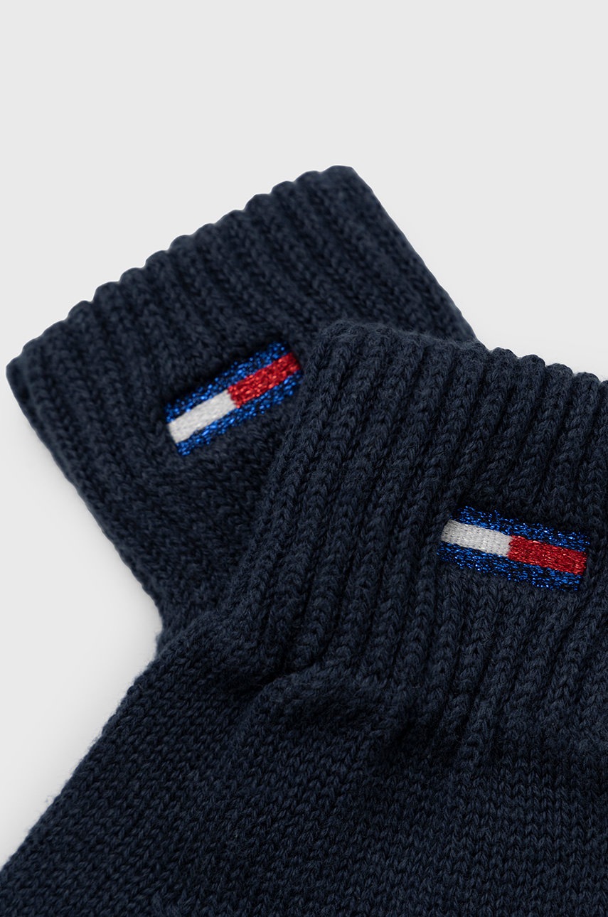 

Рукавички Tommy Jeans жіночі колір синій