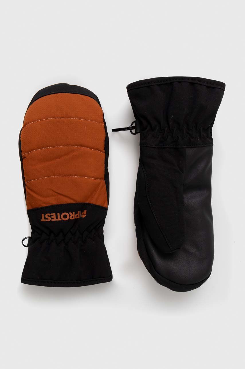 Dětské lyžařské rukavice Protest 15cm - oranžová -  100 % Polyester