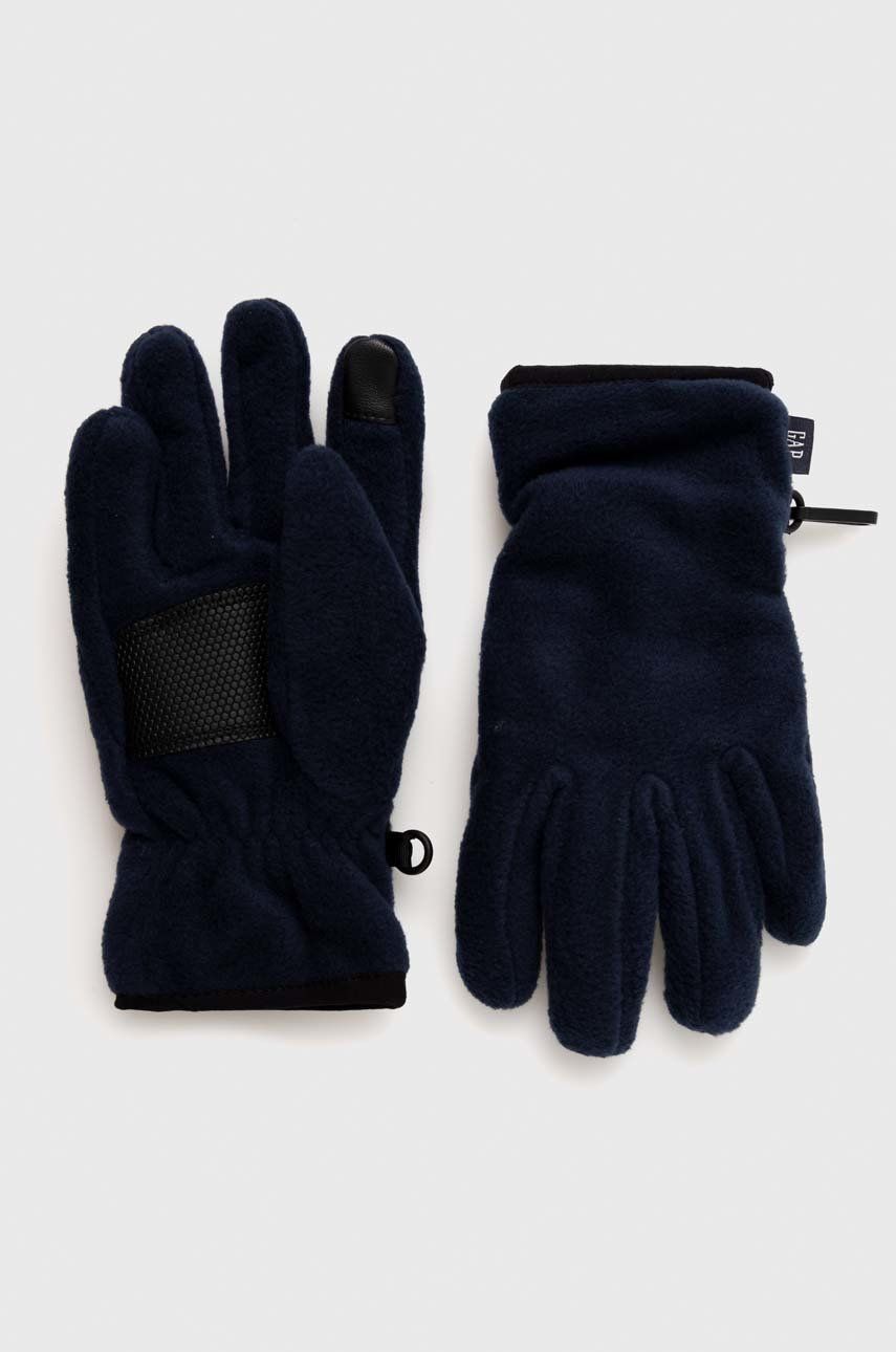Dětské rukavice GAP tmavomodrá barva - námořnická modř -  100% Polyester