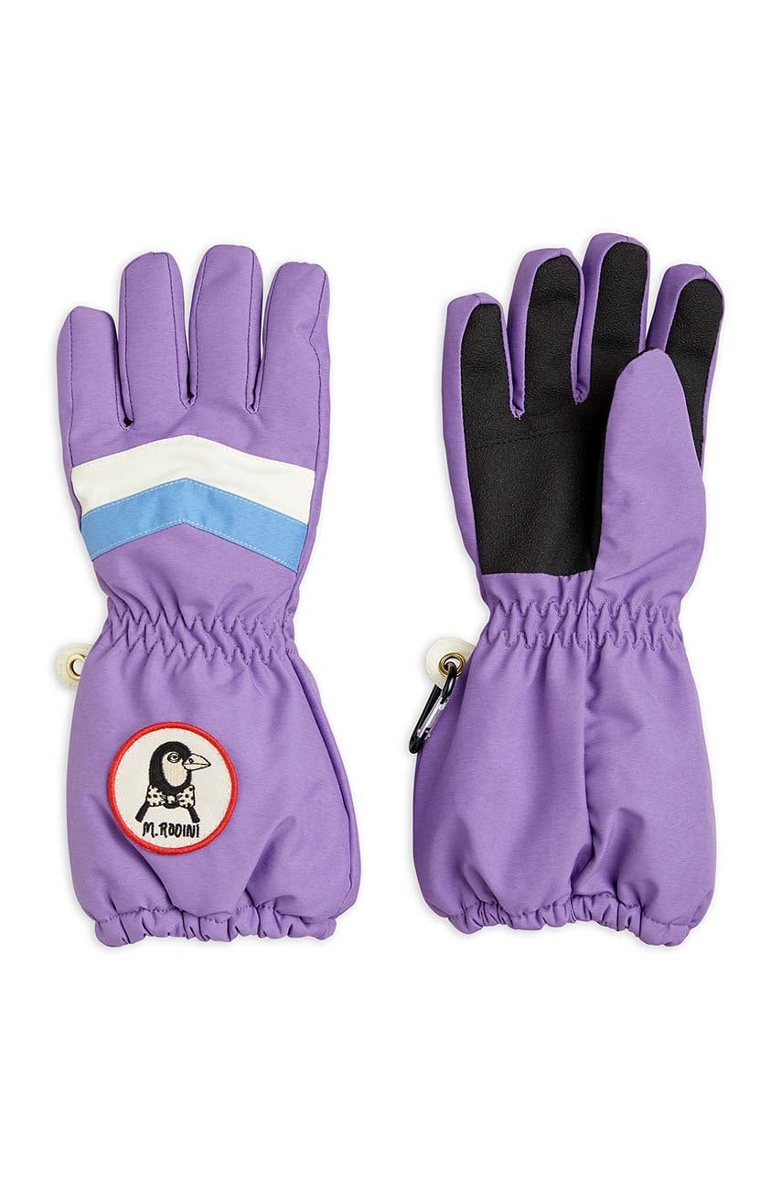 Mini Rodini manusi copii culoarea violet
