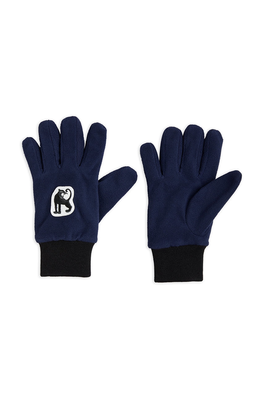 Детские перчатки Mini Rodini цвет синий Детские перчатки Mini Rodini цвет синий