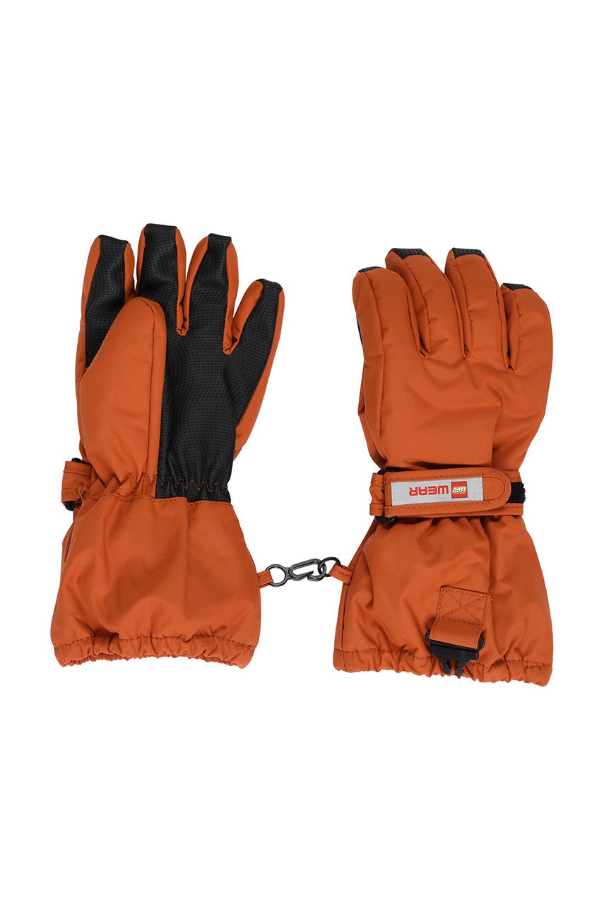 Детские перчатки Lego Wear цвет коричневый Детские перчатки Lego Wear цвет коричневый